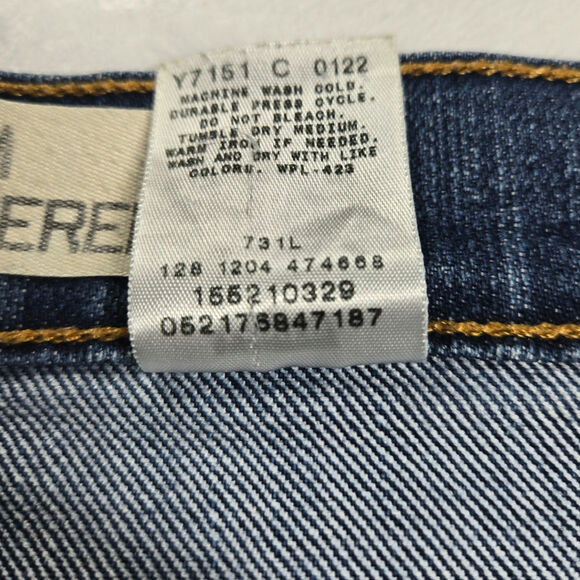 Levi's 512 Classic Slim Tapered Stretch Light Size 16 Med Women 2004 Vtg (34x31) - Picture 8 of 9